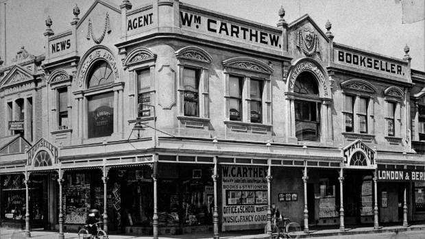 William Carthew, who served as mayor of Feilding and opened the town's first bookshop, arrived in 1879.